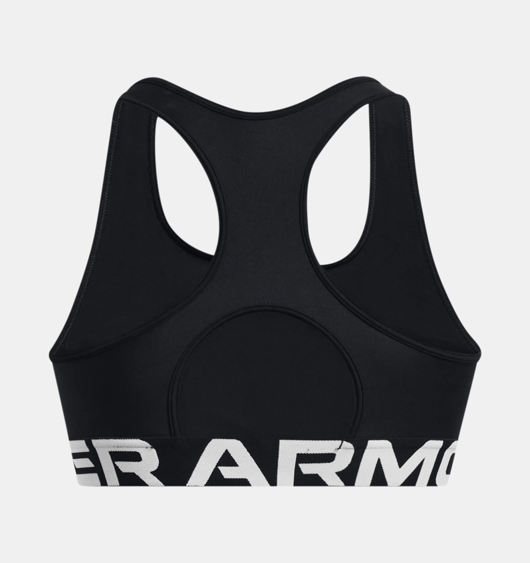 Under Armour Authentics Mid Branded Sports Bra - Black - for kvinde - UNDER ARMOUR - Sports BH
